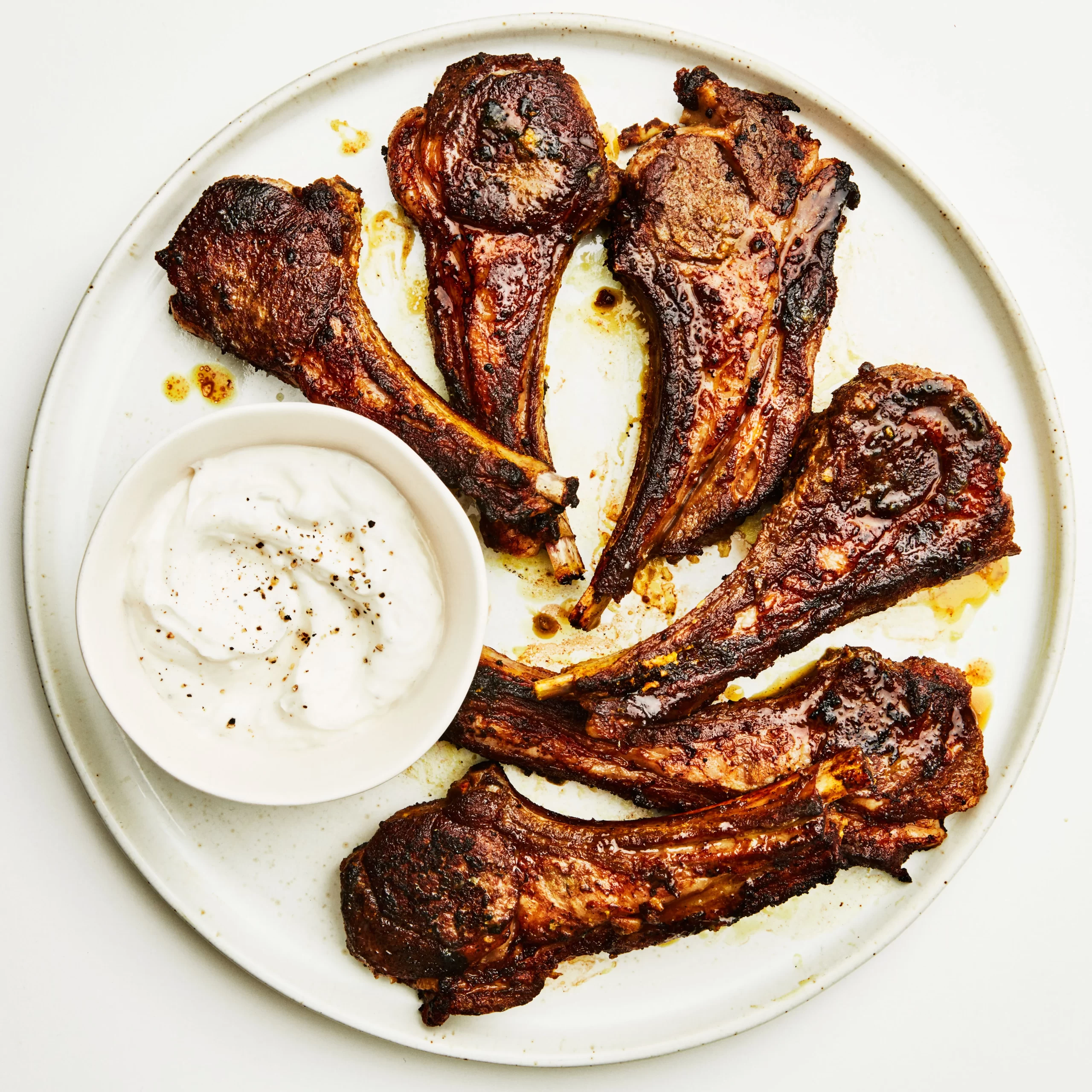 Zesty Yogurt & Mint bbq lamb