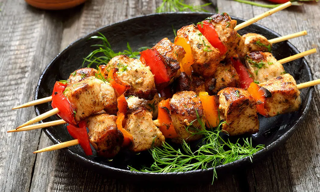 Chicken ražnjiči, balkan grill